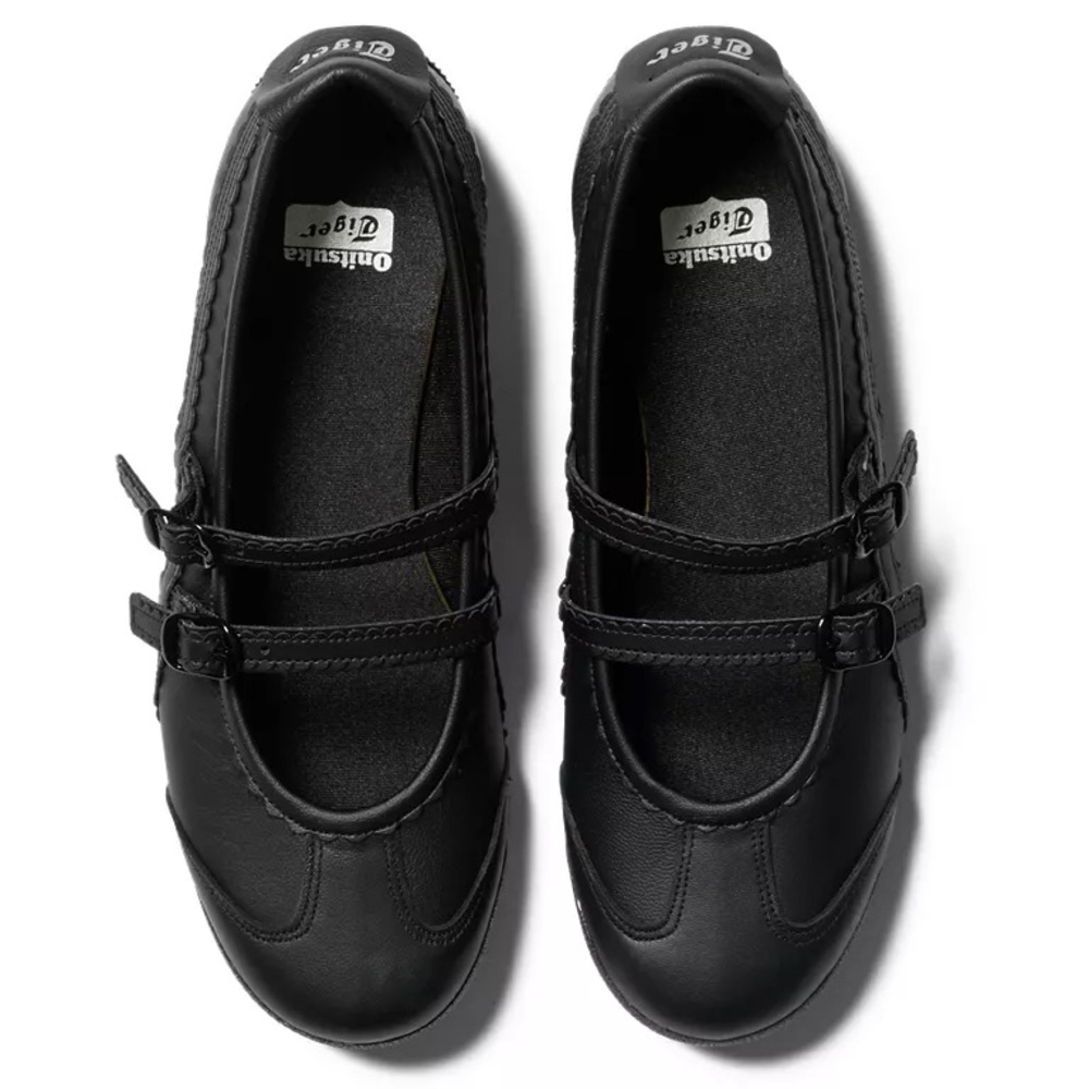 Onitsuka Tiger Mexico 66 Tgrs Ballet Flats in Black
